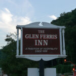 Sign for Glen Ferris Inn