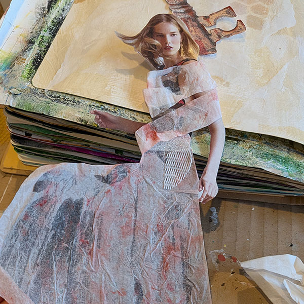 Bluebeard spread 4 - detail of 'paper doll'