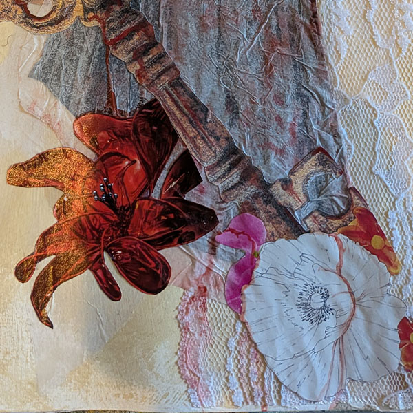 Bluebeard spread 4 - close up flowers